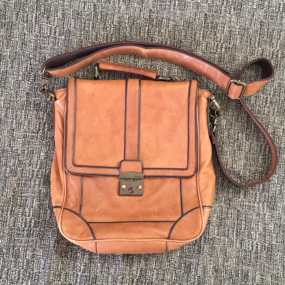Tan Leather Crossbody